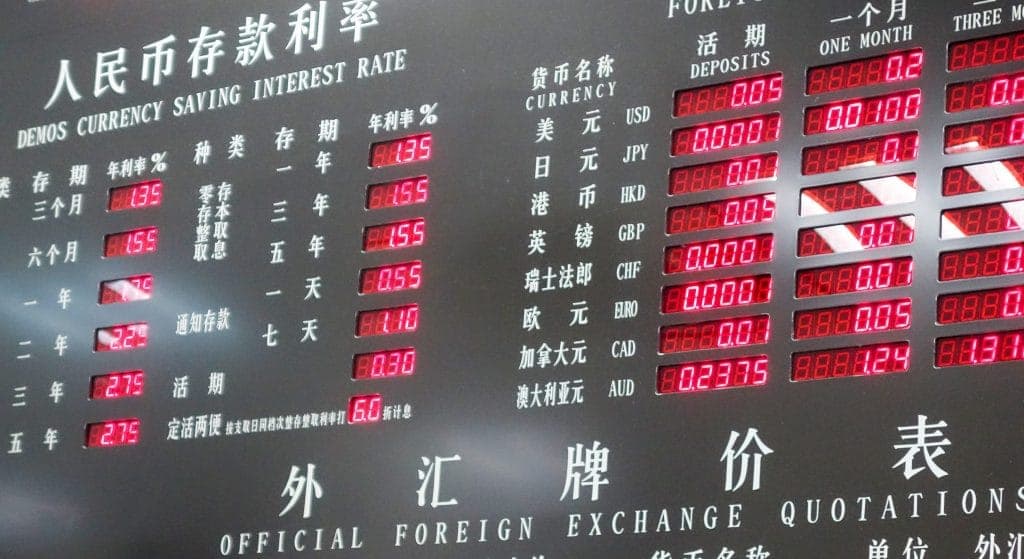 Prezzi mercato cinese