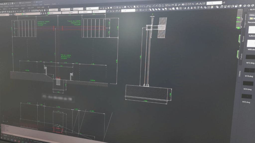 Ingegneria strutturale, progettazione, disegno tecnico